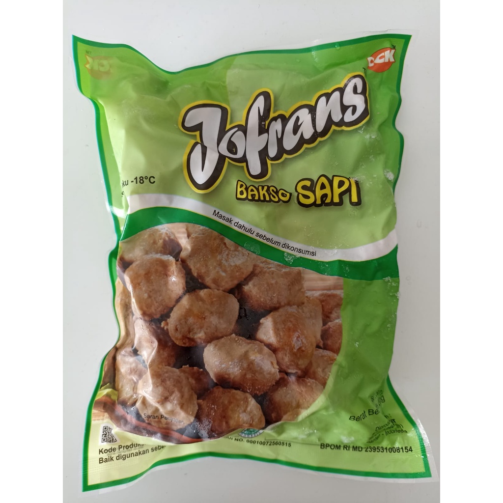 

Jofrans Bakso Sapi 500 gr