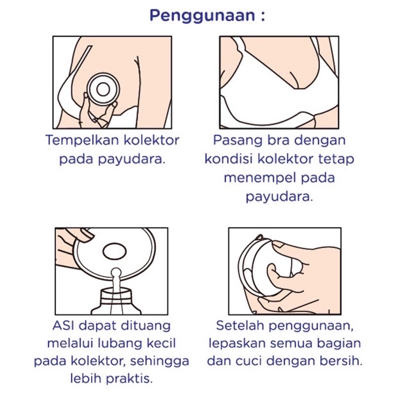 Baby Safe BPC01 Wearable Breast Milk Collector - Kolektor penampung Asi Silicone