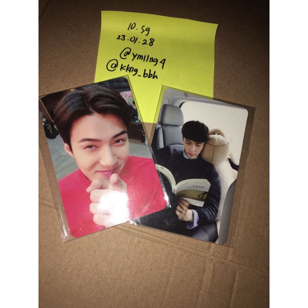 Photocard Sehun WAL [BOOKED]