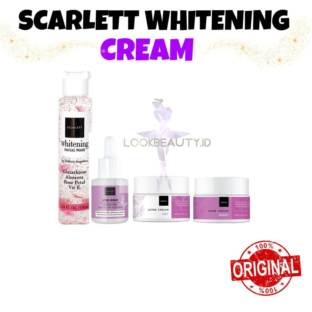 [PZ9OG3362] SCARLETT WHITENING FACE SKINCARE / PAKET WAJAH SCARLETT WHITENING BPOM