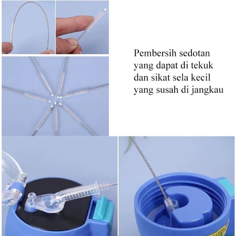 Sikat Pembersih Dot Bayi - Sikat Pembersih Sedotan - Sikat Stainless Pembersih Dot Bayi