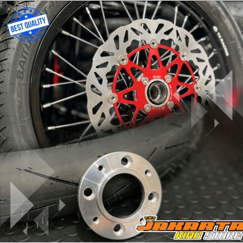 piringan cakram depan RX king Jupiter z floating + adaptor piringan