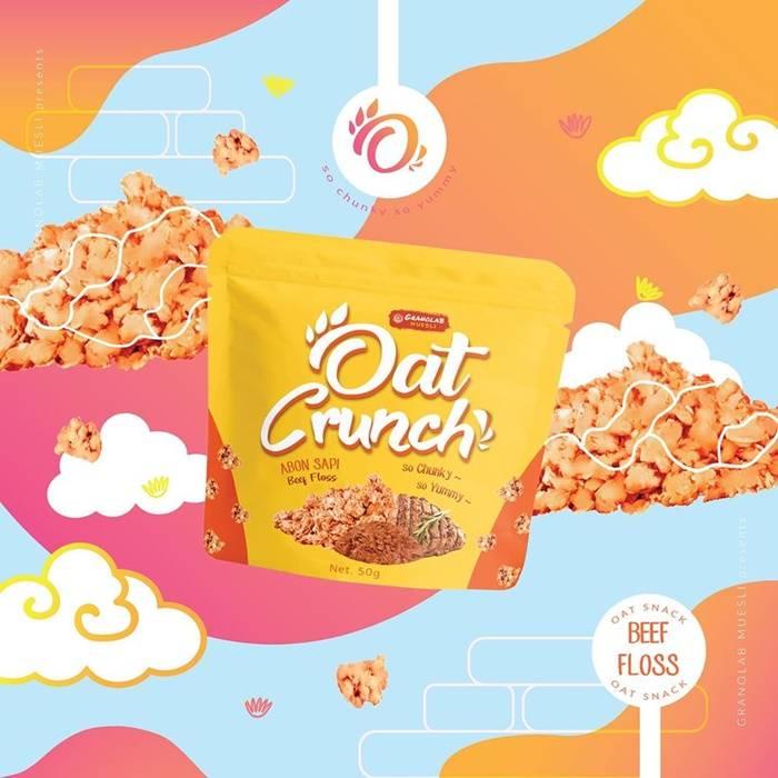 

Tennova Cipta Inatech Snack Ganolab Oat Crunch 50 gr Beef Floss