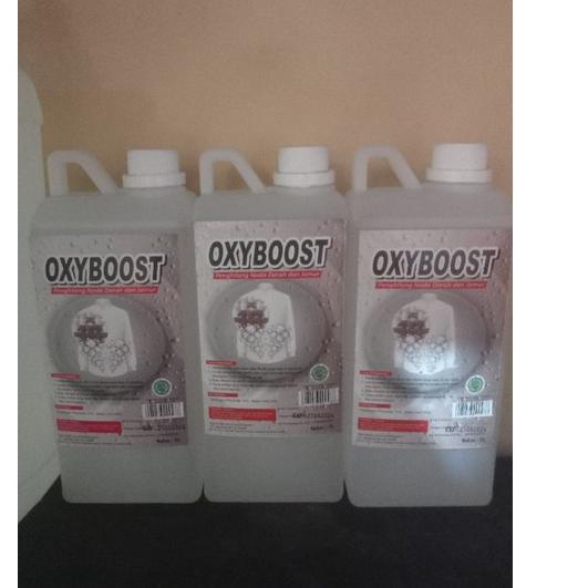 Oxyboost Oxy Boost Premium Pembersih Penghilang Noda Berat Darah Jamur Luntur Ukuran Derigen 1 Liter