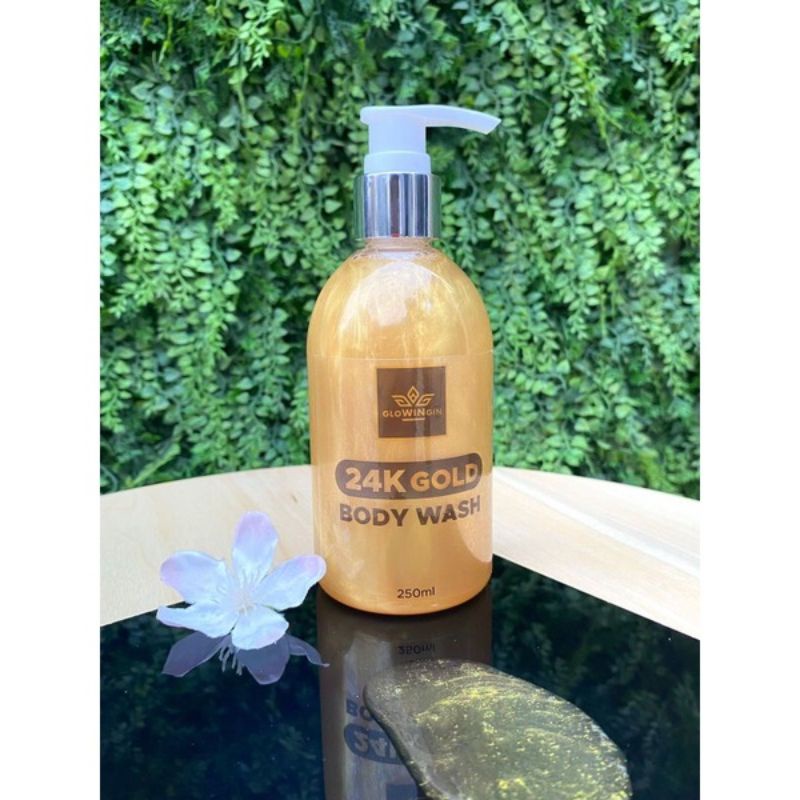 BODY WASH 24 GOLD GLOWINGIN (BPOM) sabun badan