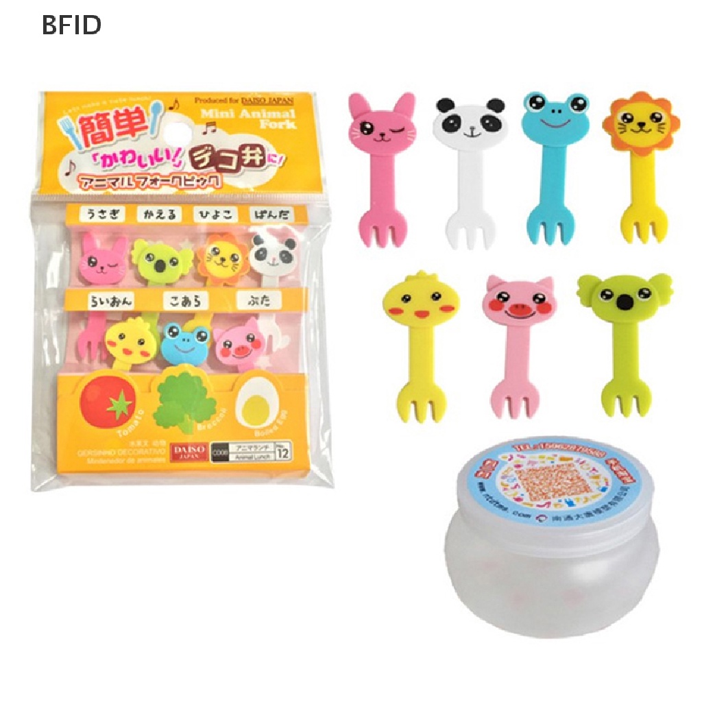 [BFID] 1set Animal Kingdom Garpu Buah Kue Dessert Pick Tusuk Gigi Bento Lunches Party [ID]