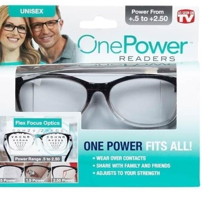 >XG34448< GROSIR Kacamata Baca Plus Auto Focus ONE POWER READERS / KACA MATA SERVIS HP oval
