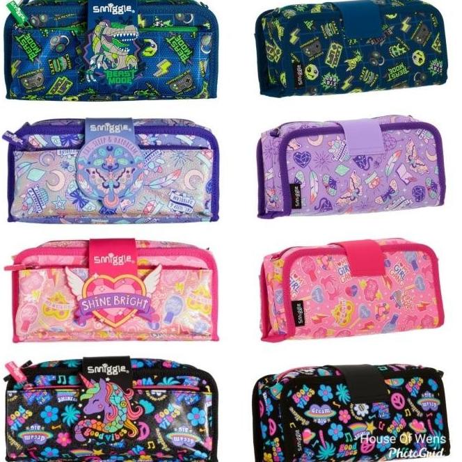 

SMIGGLE EXPRESS SCENTED BADGE UTILITY PENCIL CASE - TEMPAT PENSIL UH654OIK