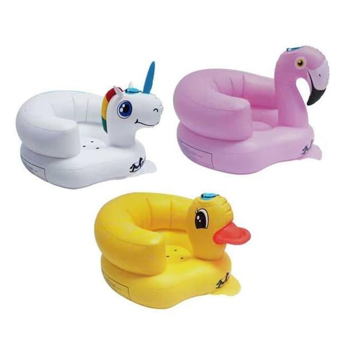 Meriton BBC-002 Baby Bath Inflatable Chair Built In Pump - Kursi Mandi Bayi