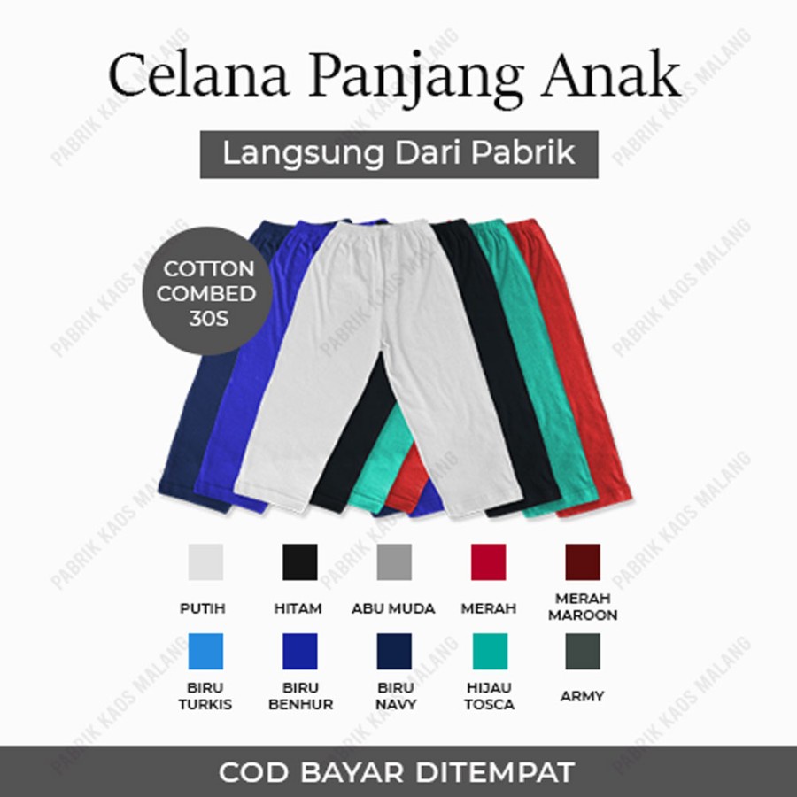 Celana Panjang Anak Laki-Laki / Celana Kolor Anak / Kolor Laki