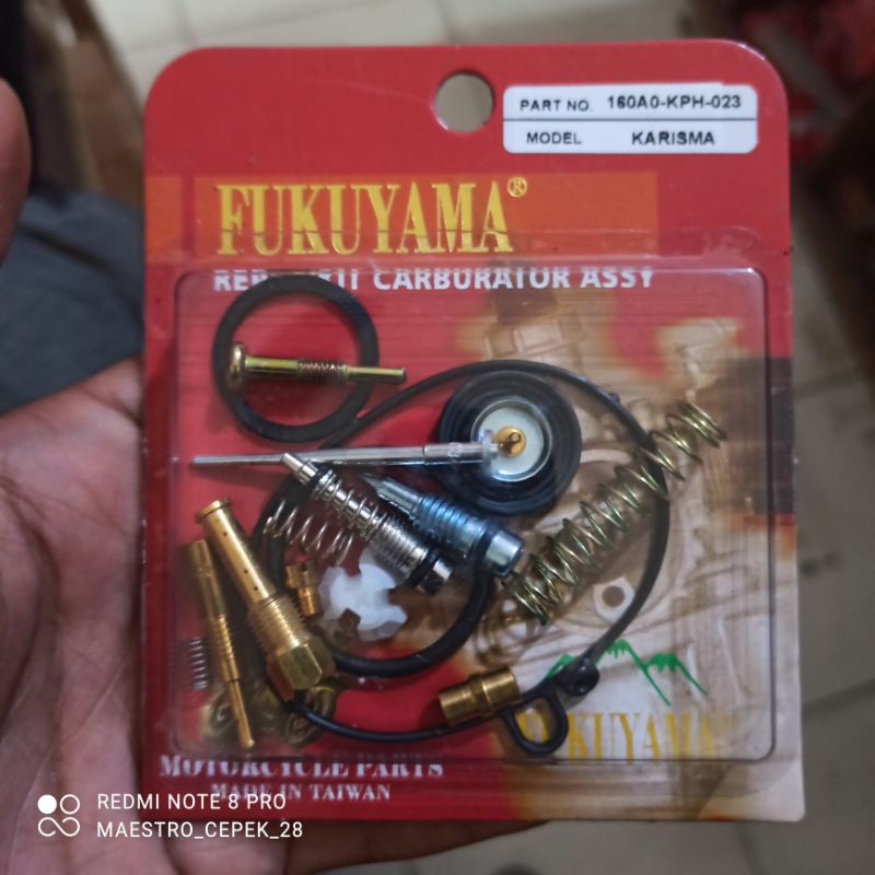 Repairkit karburator karisma Supra x 125 original fukuyama