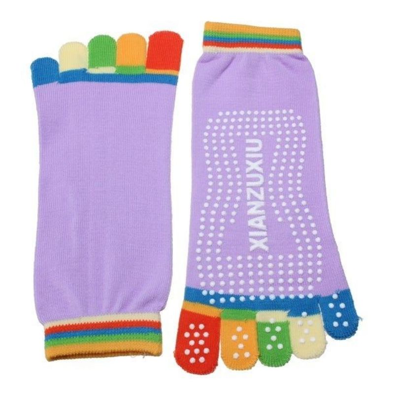 Kaos Kaki Yoga Anti Slip 5 Jari Five Toe Anti Slip Yoga Socks