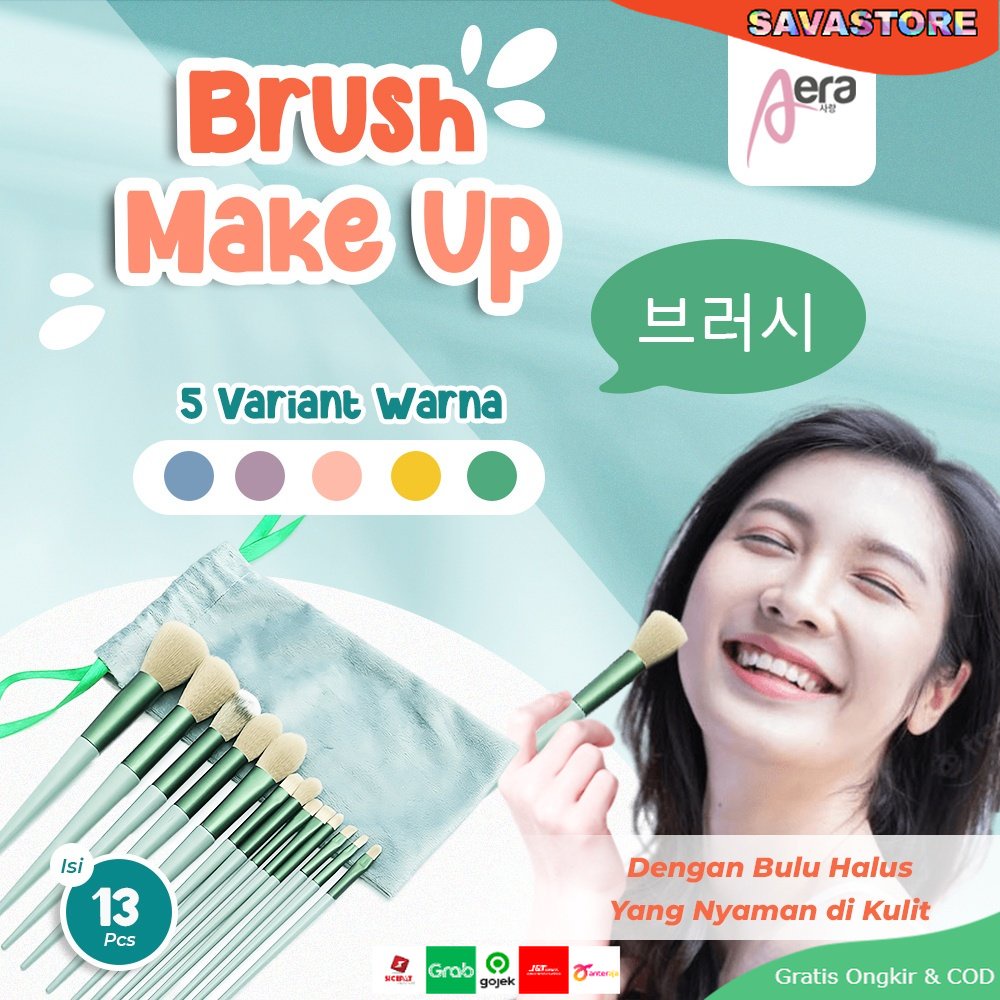 Brush Make Up Kosmetik - Brush Powder Foundation - Brush Kuas Makeup