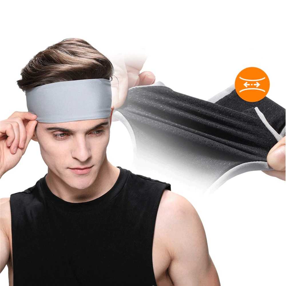 Bandana Headband Olahraga Elastic Sport Hairbands Yoga - A83