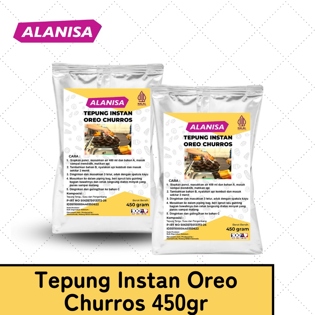 

Tepung Instan Orep Churros 450gr