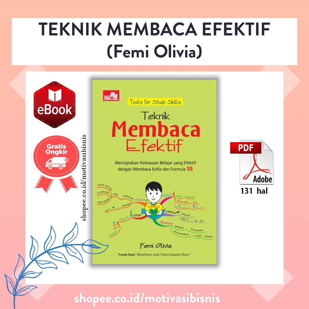 Jual Teknik Membaca Efektif - Tools For Study Skills - Menciptakan ...