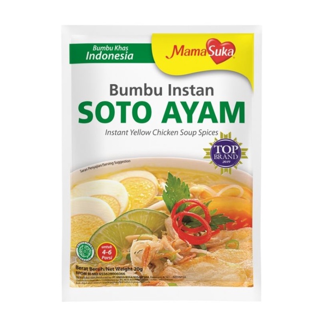 

MAMASUKA - Bumbu Khas Indonesia Bumbu Instant Soto Ayam 20 Gram