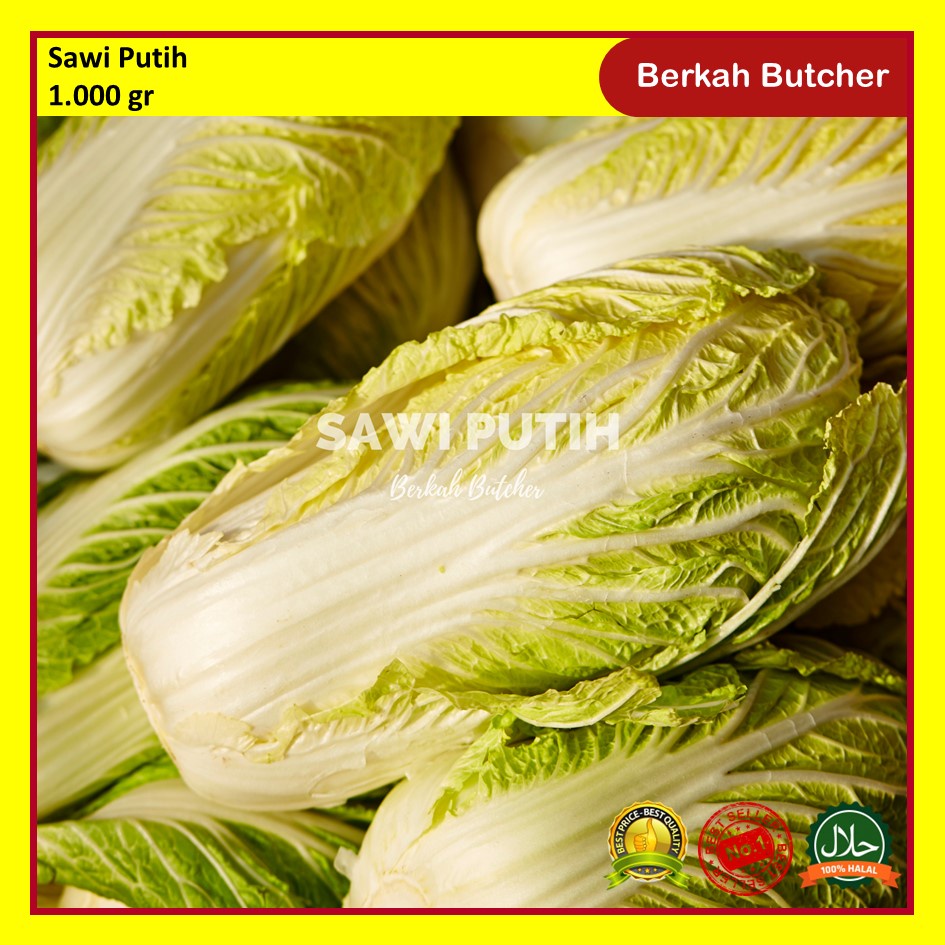 Sawi Putih Segar / Pecay 1 Kg - Berkah Butcher