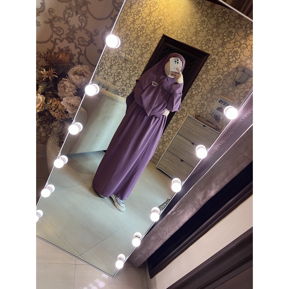 One Set Bergo+Abaya Ameera