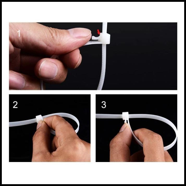 

Klip Kabel Ties Bisa Pakai Ulang 8X400Mm 8X400 Mm Insulock