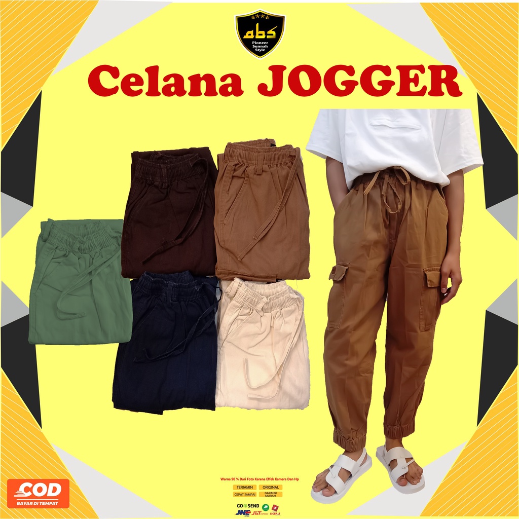 Celana Sirwal Pria Jogger Laa Isbal Celana Cingkrang Remaja Dewasa Muslimadani Abu Sulthan