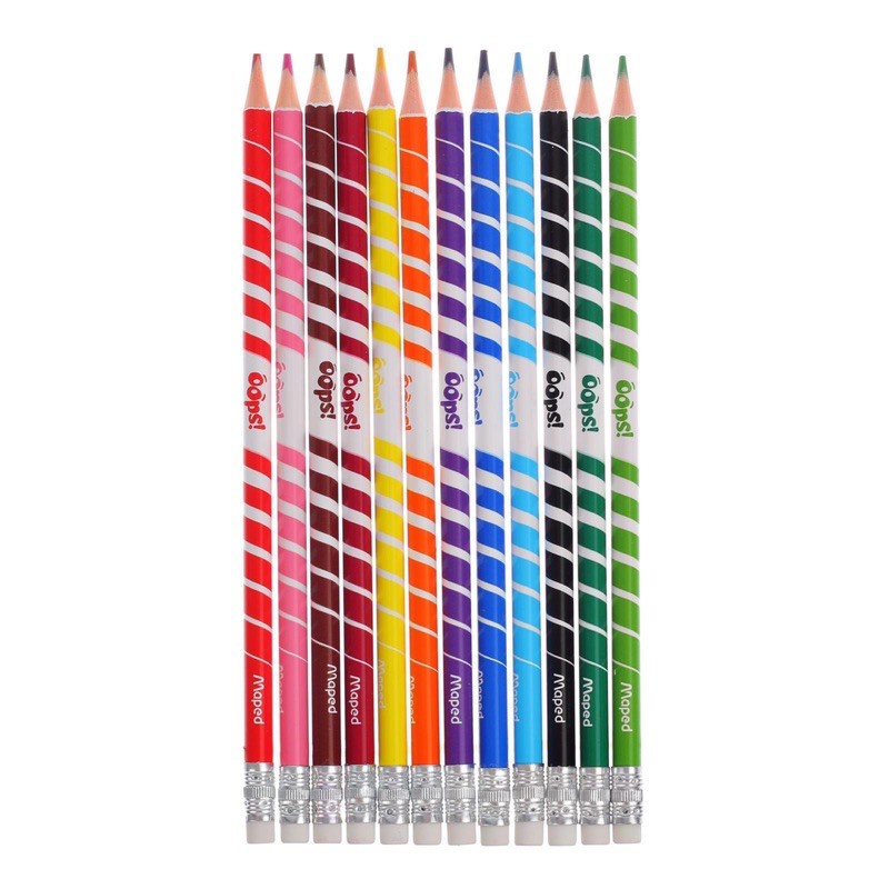 

Erasable Color Pencil Maped CP 832812 (12pcs Pensil Warna Dapat Dihapus)