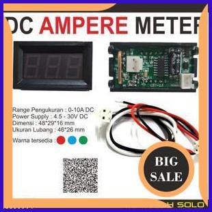 parts DIGITAL AMPERE METER DC 0-10A 1974n23