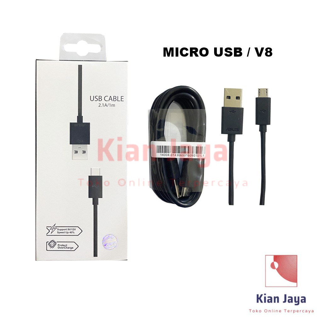 [Garansi 100% Ori] Kabel Data Asus 2A Micro USB / Type-C Tipe C Fast Charging Cable Charge &amp; Sync Data Hp Original