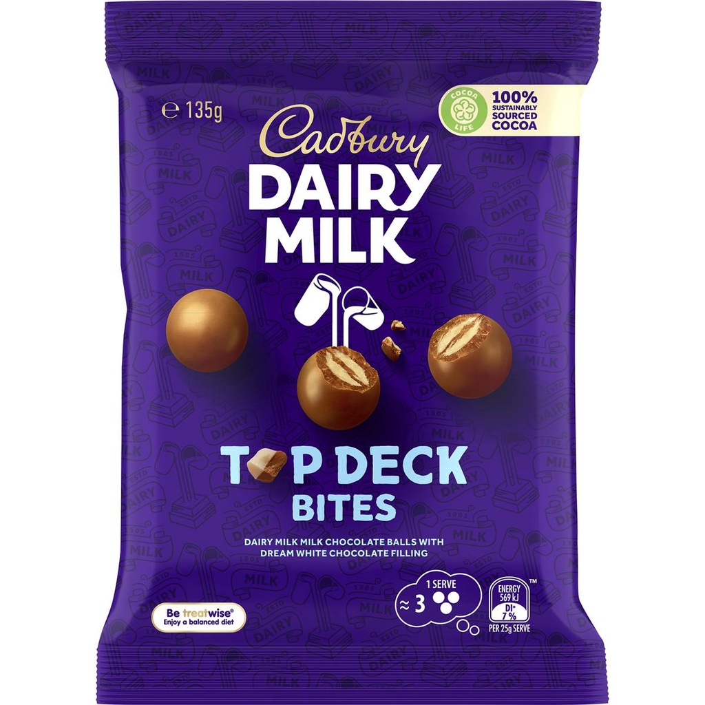 

Cadbury Top Deck Bites 135g