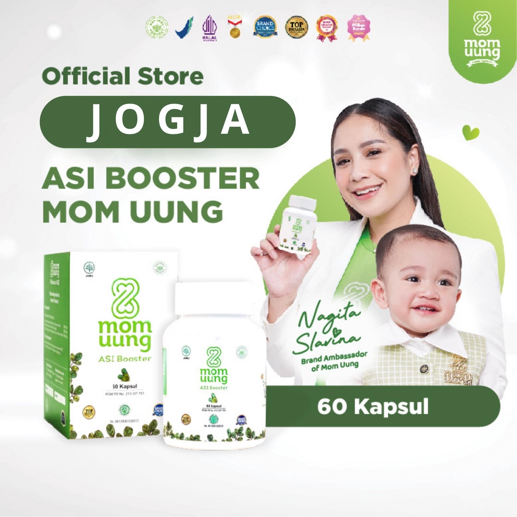 MOMUUNG ASI Booster isi 60 Kapsul Breastmilk Booster Pelancar ASI MOM UUNG NEW FORMULA JOGJA