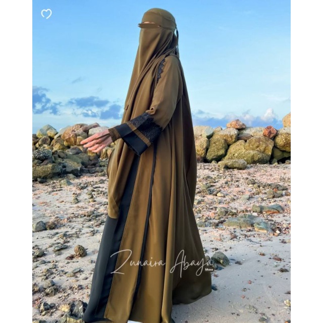 set syar'i premium zunaira abaya by mahira