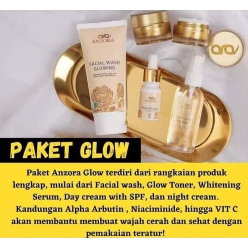 ANZORA SKINCARE SERIES GLOW & ACNE