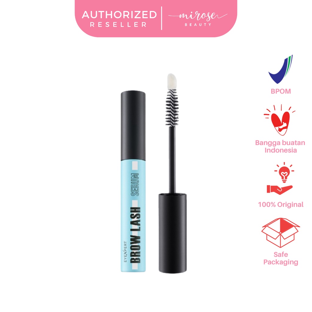 Wardah EyeXpert Brow Lash Serum 10 ml - Serum Bulu Mata dan Alis / Eye Lash Serum