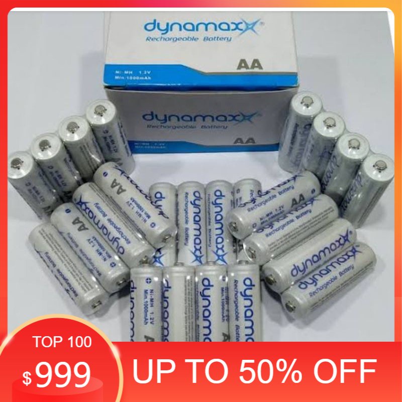 Baterai cas batre ces AA dynamax 1000 mAh rechargeable