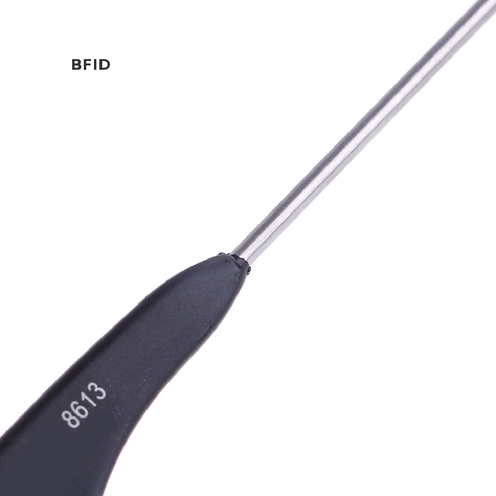 [BFID] Sisir Ekor Rambut Profesional Salon Potong Sisir Styling Stainless Steel Berduri [ID]