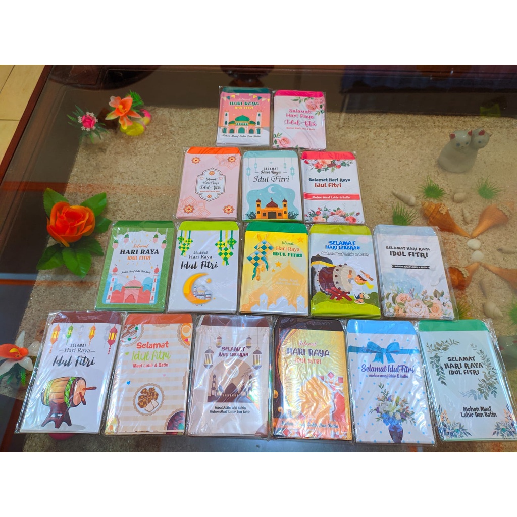 

Amplop Lebaran Medium Motif Aestetik ( 1 pack isi 10 )