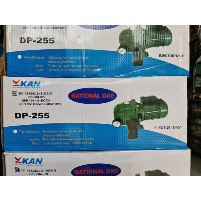 NATIONAL ONE DP-255 Jet Pump / Pompa Air Otomatis ORIGINAL.