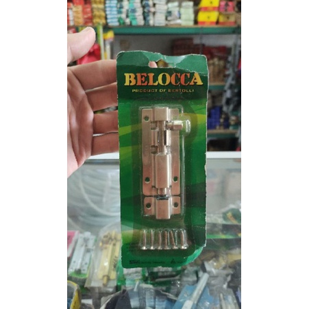 GRENDEL KUNCI PINTU STAINLESS / SLOT KUNCI PINTU / GRENDEL SLOT PINTU 4"