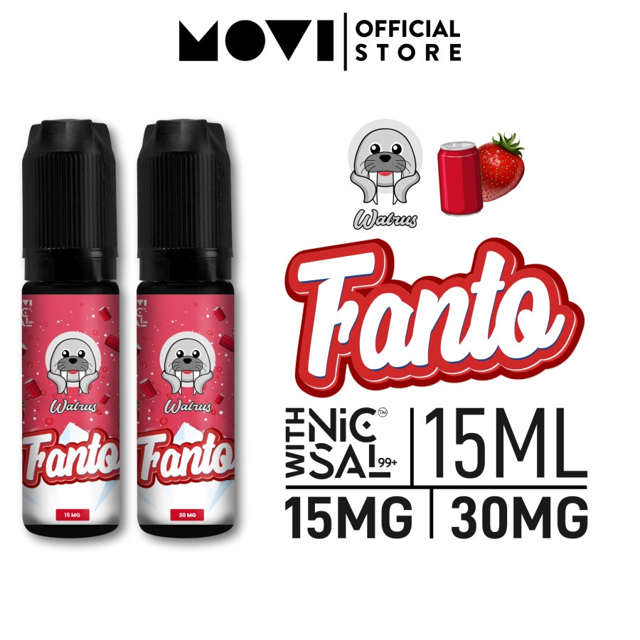 Walrus Fanto Salt Nic 15ML by MOVI x ALLV