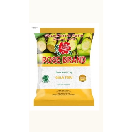 

Rose Brand Gula Pasir Kuning 1kg