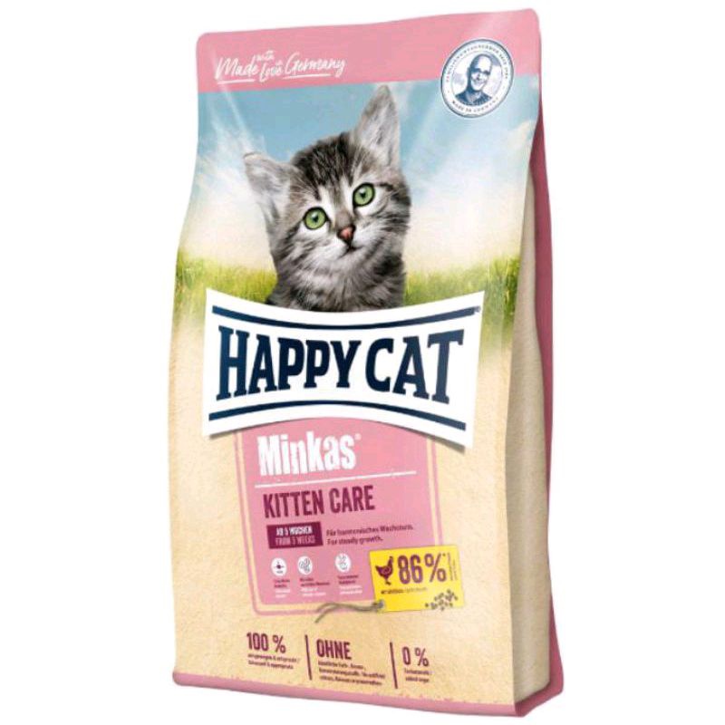 Happy Cat Minkas Kitten Care 10kg (Go-jek only) makanan kucing anak-anak happy cat minkas