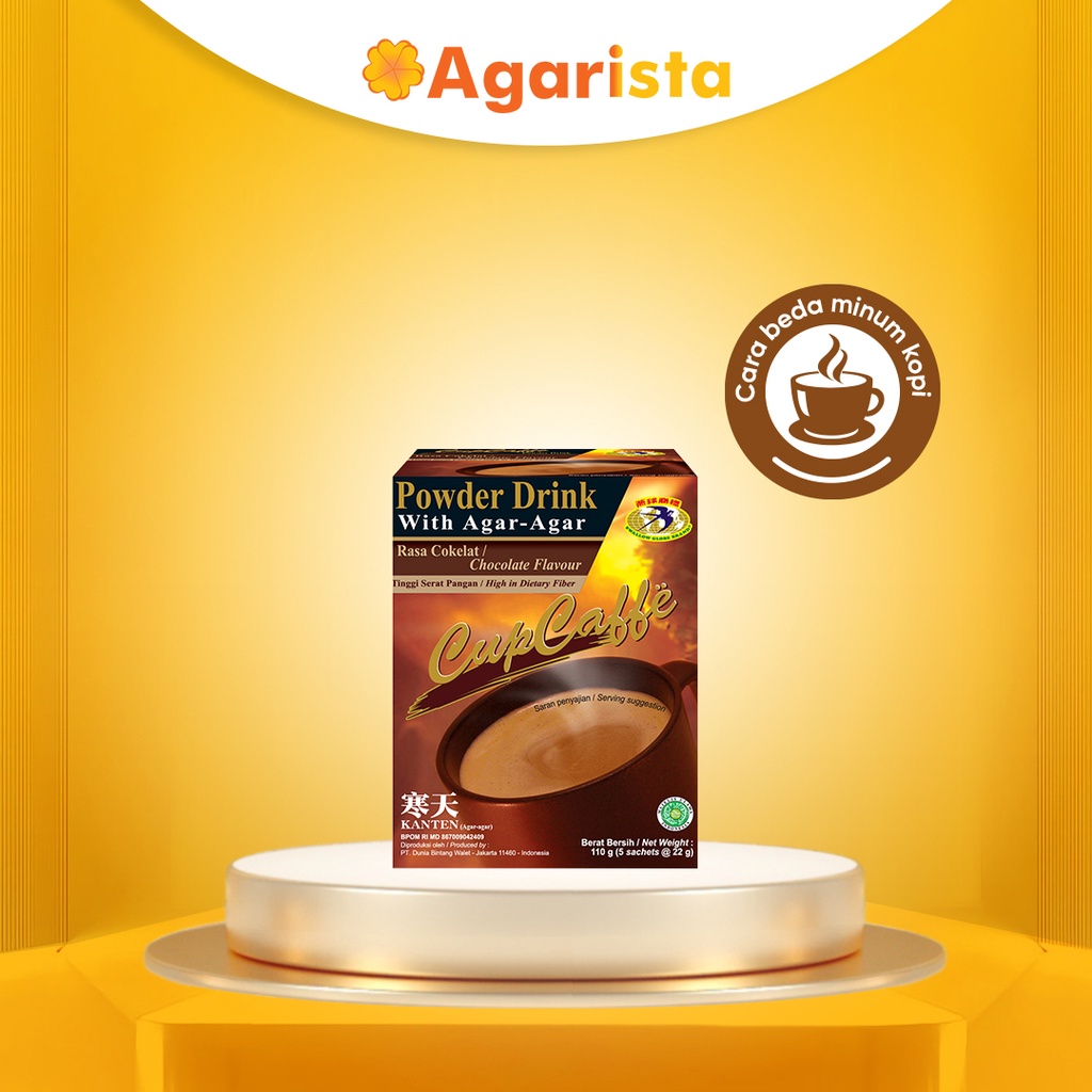 

CUP CAFFE KOPI INSTAN DENGAN AGAR-AGAR – CHOCOLATE