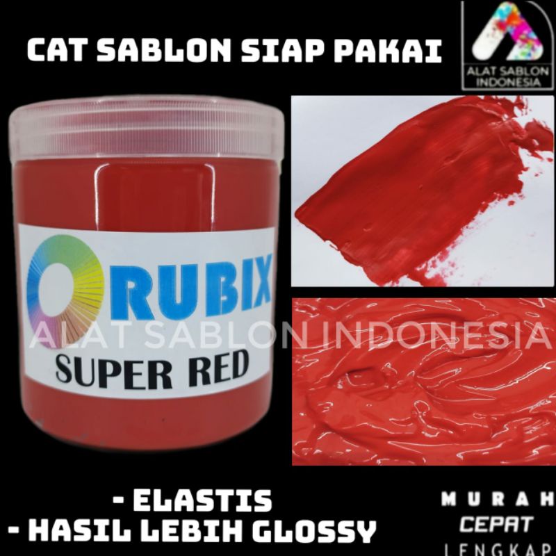 

CAT SABLON PASTA GL RUBBER WATER BASED CAT AKRILIK SUPER RED 500GR