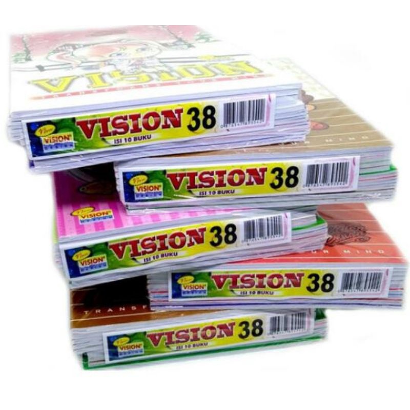 

Buku tulis Vision isi 38 lembar, 1pack/10pcs