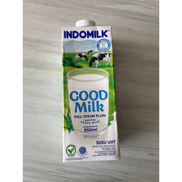 

Susu UHT Indomilk Good Milk Full Cream (MOHON CO PACKING TERPISAH!!!)