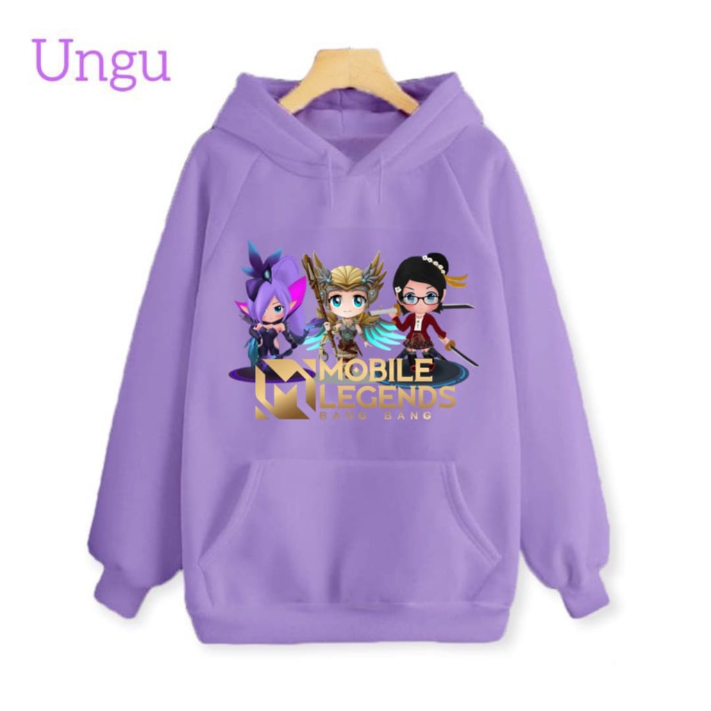 Hzl_outfit Hoodie Sweater Mobile Legend Anak Anak/ Sweater Hoodie Mobile Legend