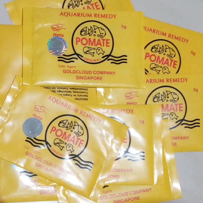 Pomate Asli 5 Gr Pomet Obat Ikan Arwana Antibiotik Jamur Pomat Ikan