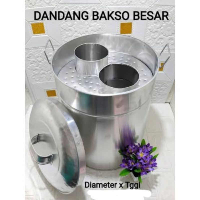 Jual Panci Pentol Bakso 2 Lubang Aluminium Dandang Bakso Dandang Pentol