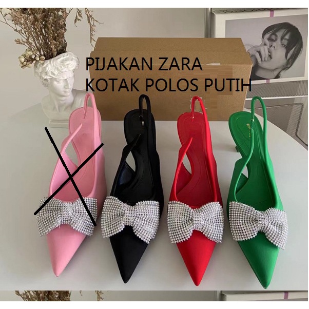 Sepatu import wanita/ sepatu import sepatu HEELS POLOS BLING wanita murah Sepatu Hak 5cm 266
