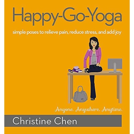 Buku kesehatan olah raga fitnes diet Happy Go Yoga